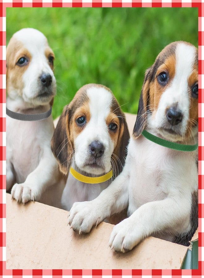 Zelphvt 45 Pcs Puppy Whelping Collars, Puppy Collar Double-Sided Adjustable ID Bands Newborn Pet Collars for Litter Newborn Pet Dog Cat 15 Colors - Image 4